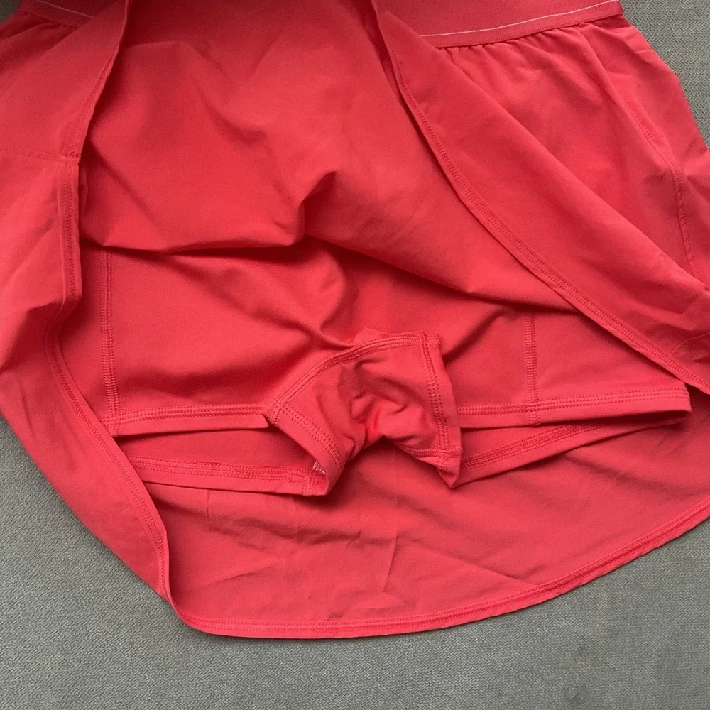 Alo Yoga Match Point Tennis Skirt Candy Red M